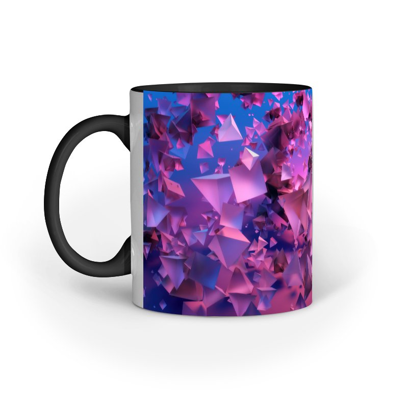 3d Gradient Background Pink Frosty A02 Coffee Mug - Image 2