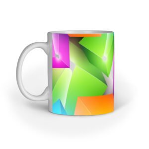 Colourful 3d Cube Design A07 Coffee Mug
