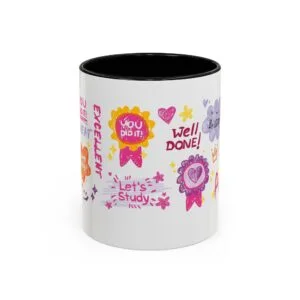 Cheerful Reward Mug, Motivational Coffee Cup, Study Mug, Gift for Students, Academic Encouragement Tea Mug