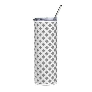 Stylish Stainless Steel Tumbler, 20oz | Modern Travel Cup | Eco-Friendly Drinkware | Gift for Friends | Perfect for Coffee & Tea