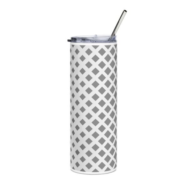 Stylish Stainless Steel Tumbler, 20oz | Modern Travel Cup | Eco-Friendly Drinkware | Gift for Friends | Perfect for Coffee & Tea