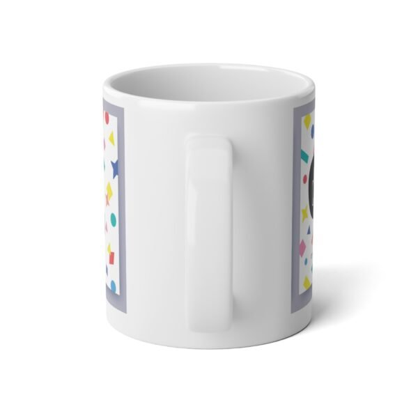Happy Birthday Jumbo Mug, 20oz Party Gift, Fun Unicorn Design, Celebration Coffee Cup, Colorful Floral Mug, Birthday Present - Image 2