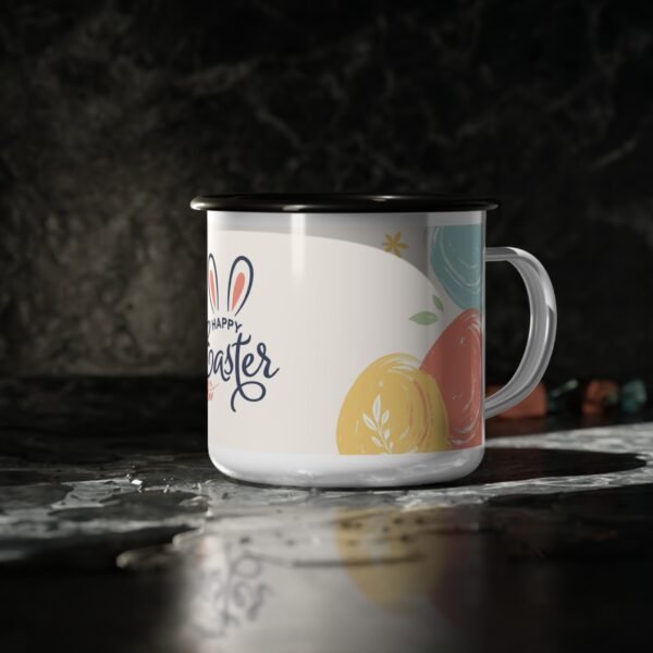 Easter Enamel Camp Cup | Colorful Outdoor Mug | Perfect for Camping, Picnics, and Spring Celebrations | Gift for Nature Lovers - Image 4