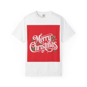 Merry Christmas Unisex T-shirt, Holiday Tee, Festive Garment, Casual Christmas Wear, Gift for Him/Her, Seasonal Apparel