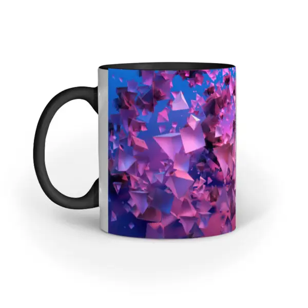 3d Gradient Background Pink Frosty A02 Coffee Mug - Image 2