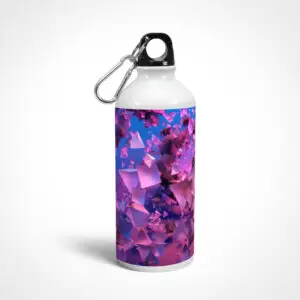 3d Gradient Background Pink Frosty A02 sipper bottle