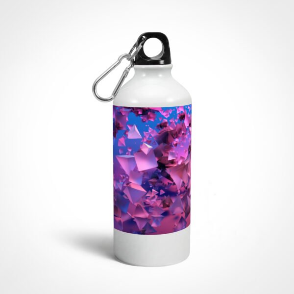 3d Gradient Background Pink Frosty A02 sipper bottle - Image 2