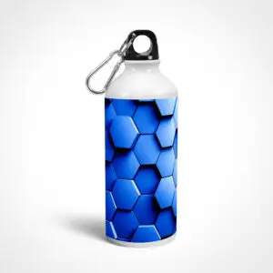 3d Hexagon Shape A04 - Sipper Bottle
