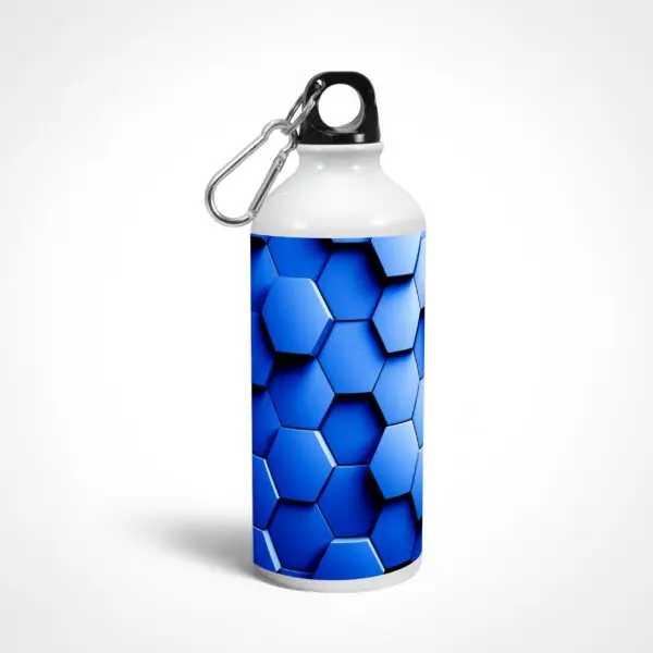 3d Hexagon Shape A04 - Sipper Bottle