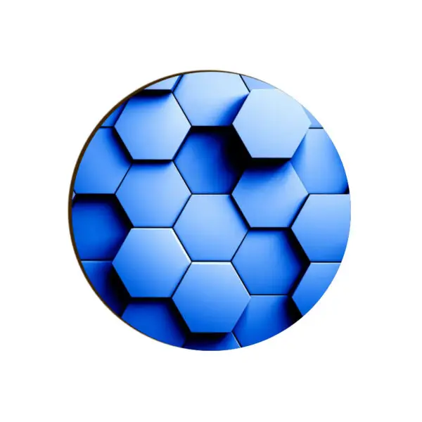 3d Hexagon Shape A04 Tea & Water Coaster (Set of 6)