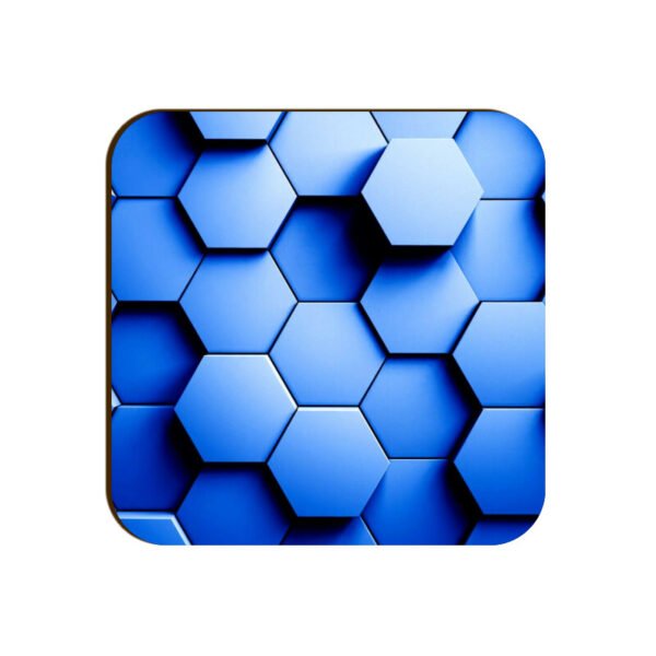 3d Hexagon Shape A04 Tea & Water Coaster (Set of 6) - Image 3