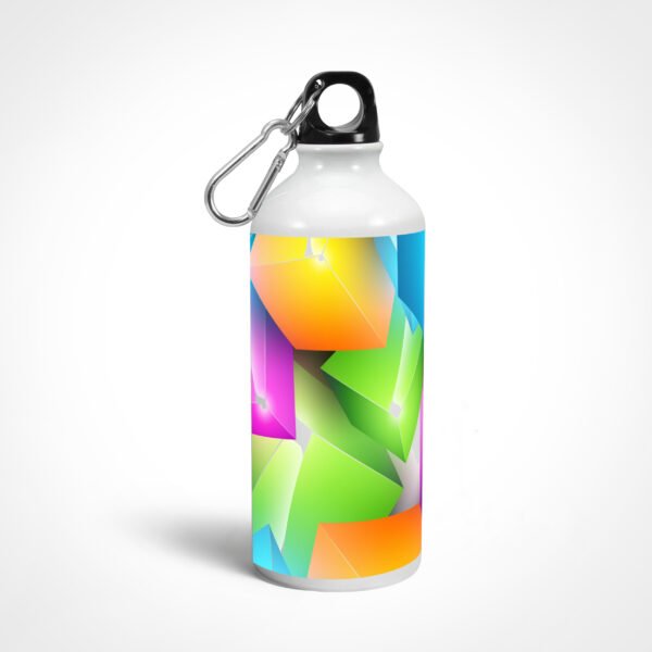 Colourful 3d Cube Design A07 Sipper Bottle - Image 2