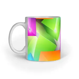 Colourful 3d Cube Design A07 Coffee Mug