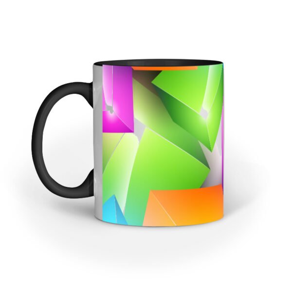 Colourful 3d Cube Design A07 Coffee Mug - Image 2