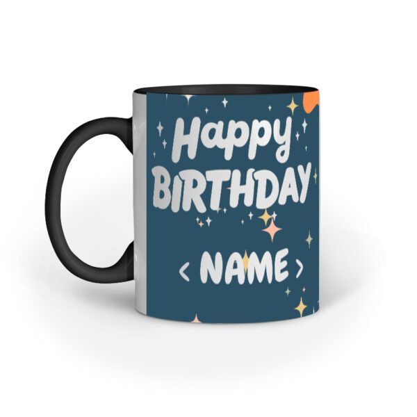 Happy Birthday Customizable Coffee Mug Design H01C - Image 2